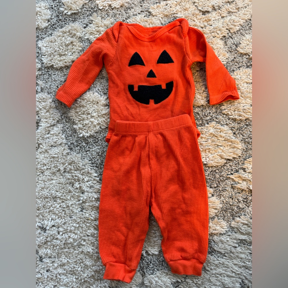 Chick Pea Vibrant Orange Knit Onesie